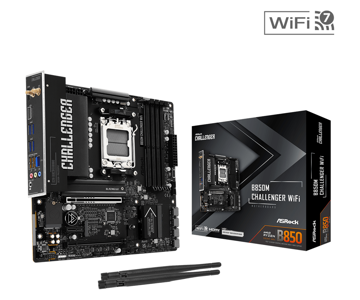 B850M Challenger WiFi Photos